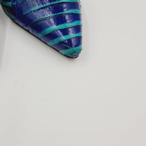 Kash Pumps by LFL Lust For Life Size 7, Stiletto Shoes, Blue/Teal PRE-OWNED - Picture 2 of 7